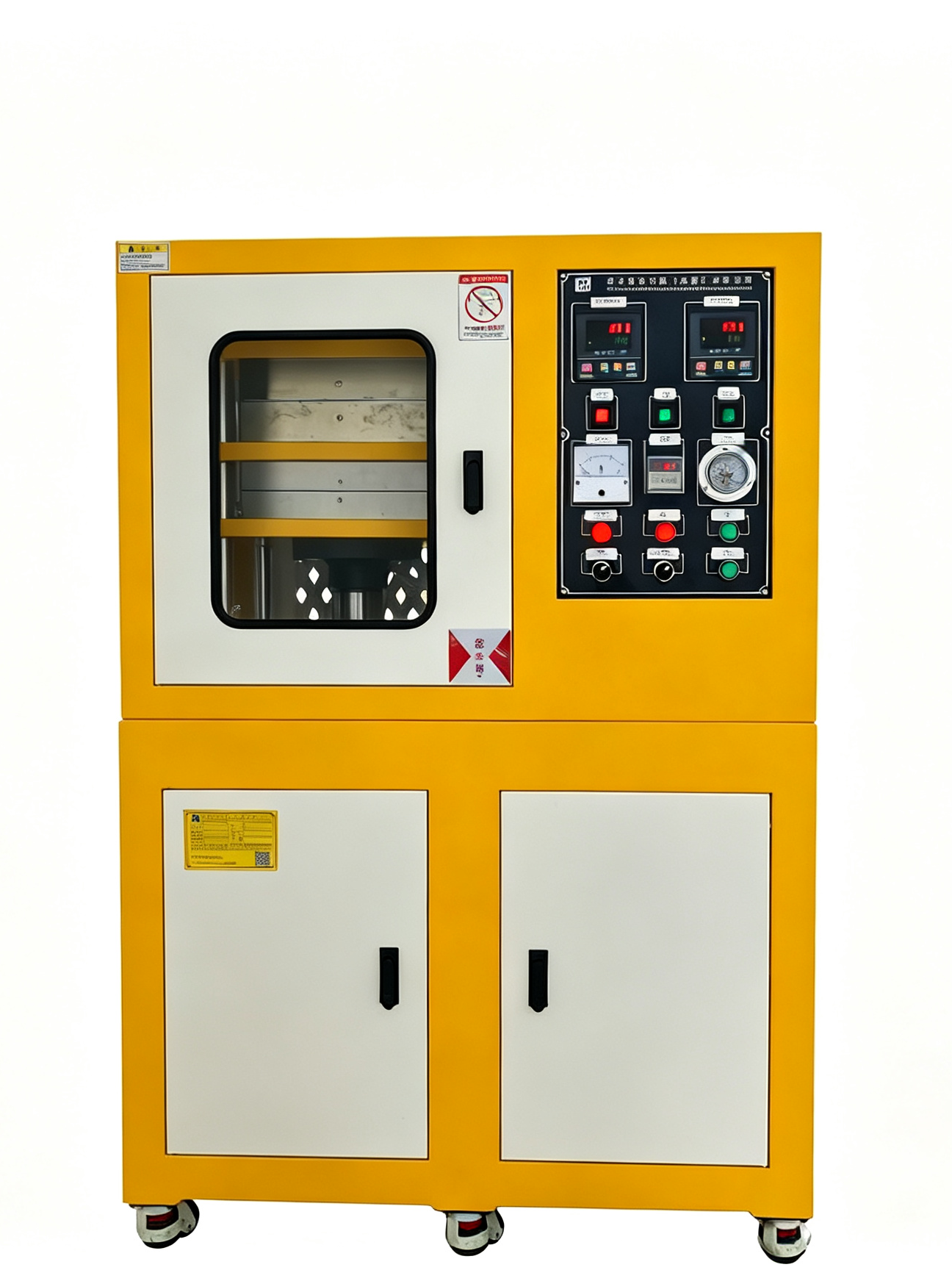 锡华机械 XH-406B 按键式平板硫化机全新升级，高精度橡塑实验室试样成型设备